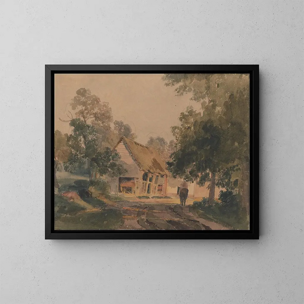 in de buurt van Matlock - Peter DeWint — ingelijst kunstwerk aan de muur