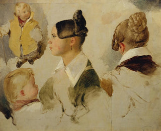 Studie figuratieve - Peter Fendi — weergave van het kunstwerk