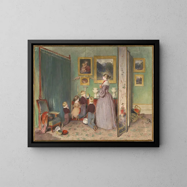 De avondgebed - Peter Fendi — ingelijst kunstwerk aan de muur