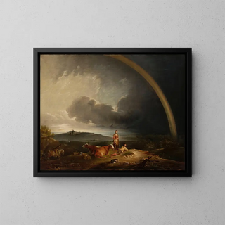 Peter Francis Bourgeois - Landscape with a rainbow.webp
