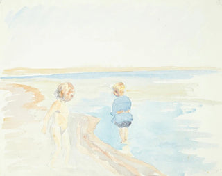 Peter Hansen - Brn ved stranden.webp