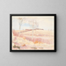 Landschapschilderij in Finse winter - Peter Hansen — ingelijst kunstwerk aan de muur