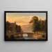 Vue du château d'Are sur l'Ahr - Peter Heinrich Happel — ingelijst kunstwerk aan de muur