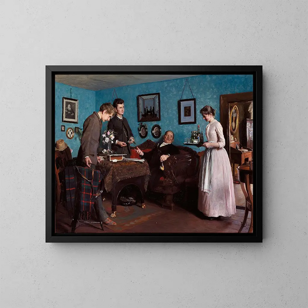 Gasten willekeurige - Peter Ilsted — ingelijst kunstwerk aan de muur