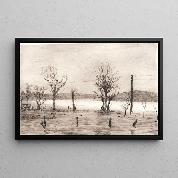 Peter Ilsted - Vinterlandskab ved Tyreholm.webp
