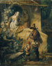 Mendiants italiens idylliques - Peter Johann Nepomuk Geiger — weergave van het kunstwerk