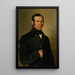 Portrait of Juraj ipka, a majestic teacher - Peter Michal Bohúň — framed artwork on a wall