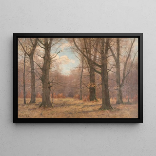 Peter Paul Mller - Late fall in the beech forest.webp
