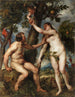 Adam en Eva - Peter Paul Rubens — weergave van het kunstwerk