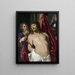 Hier is een man - Peter Paul Rubens — ingelijst kunstwerk aan de muur