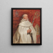 Matthaeus Yrsselius 1541-1629 Abt van de abdij Saint-Michel in Antwerpen - Peter Paul Rubens — ingelijst kunstwerk aan de muur