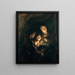 Oude vrouw met een mand kolen - Peter Paul Rubens — ingelijst kunstwerk aan de muur