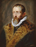 Portret van Juste Lipse - Peter Paul Rubens — weergave van het kunstwerk