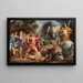 The Boar Hunt of Calydon - Peter Paul Rubens — framed artwork on a wall