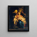 De Heilige Familie met heilige Elisabeth en Sint Johannes - Peter Paul Rubens — ingelijst kunstwerk aan de muur