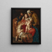 De Heilige Familie met heilige Elisabeth, Johannes de Doper en een duif - Peter Paul Rubens — ingelijst kunstwerk aan de muur
