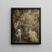 Het mystieke huwelijk van Sint Catharina, schets in kleur voor het altaar van de kerk van de Augustijnse Vaders in Antwerpen - Peter Paul Rubens — ingelijst kunstwerk aan de muur