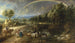 Het landschap van de regenboog - Peter Paul Rubens — weergave van het kunstwerk