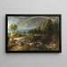 Het landschap van de regenboog - Peter Paul Rubens — ingelijst kunstwerk aan de muur
