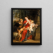 Het Madonna met Kind met Sint Elisabeth en Sint Johannes de Doper - Peter Paul Rubens — ingelijst kunstwerk aan de muur