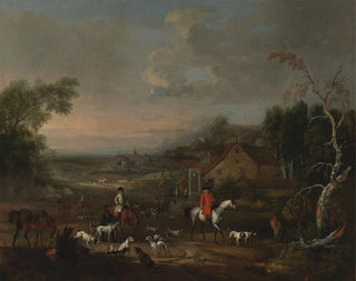 Peter Tillemans - The Reverend Jemmet Browne at a meet of foxhounds.webp