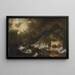 Shipwreck - Peter van de Velde — framed artwork on a wall