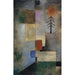 Reproductie van het schilderij Klein schilderij van den dennenbomen - Paul Klee