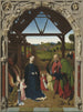 De Geboorte - Petrus Christus — weergave van het kunstwerk