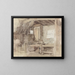 the woodworking corner of the Klingelbeek house workshop in Oosterbeek - Petrus Franciscus Greive — framed artwork on a wall
