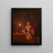 In de boudoir - Petrus Kiers — ingelijst kunstwerk aan de muur