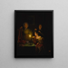 Voor het bal - Petrus van Schendel — ingelijst kunstwerk aan de muur