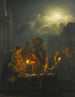 Nachtmarkt Nederlandse Kaasmarkt Rotterdam - Petrus van Schendel — weergave van het kunstwerk