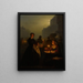 van de Vismarkt in de Sint-Jacobskerk - Petrus van Schendel — ingelijst kunstwerk aan de muur