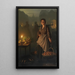 Marché à la chandelle - Petrus van Schendel — framed artwork on a wall