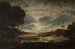 Landschap bij maanlicht - Petrus van Schendel — weergave van het kunstwerk