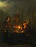 van de Nachtmarkt op de Groenmarkt in Den Haag - Petrus van Schendel — weergave van het kunstwerk