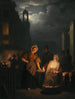 Rotterdamse Nachtmarkt schilderij - Petrus van Schendel — weergave van het kunstwerk