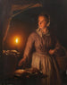 La cabine de nuit - Petrus van Schendel — weergave van het kunstwerk