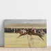 Reproductie van het schilderij paardenrace in de Cascinen - Max Liebermann