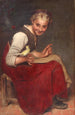 Playing with the Bird - Philibert Léon Couturier — artwork view
