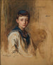 Portrait painting of Frederik August Graf zu Rantzau 1895-1945 child in sailor costume - Philip Alexius de László — artwork view