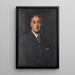 Portrait Painting of Norman Louis Cappel Esq - Philip Alexius de László — framed artwork on a wall