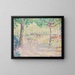 Zonnige terrassenscène in Giverny - Philip Leslie Hale — ingelijst kunstwerk aan de muur