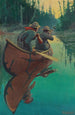 Hunters in Canoes - Philip R Goodwin — artwork view