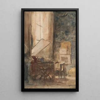 Philip Zilcken - Hoekje in het atelier van Philip Zilcken.webp