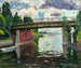 Het Wannsee-brug - Philipp Franck — weergave van het kunstwerk