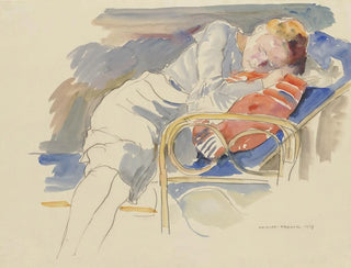 Philipp Franck - Slumbering woman.webp