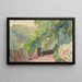 Chemin du Taunus - Philipp Franck — framed artwork on a wall