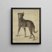 Dog - Philipp Rumpf — framed artwork on a wall
