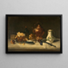 Five O'Clock - Philippe Rousseau — framed artwork on a wall
